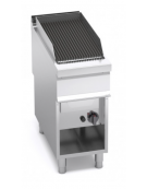 Griglia a gas con acqua singola su mobile aperto cm 40x90x90h
