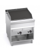 Griglia a gas con acqua doppia su mobile aperto cm 80x90x90h