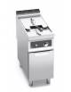 Friggitrice elettrica su mobile -1 Vasca lt. 22 - ALTA POTENZA 22 Kw- Comandi elettronici - cm 40x90x90h