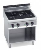 CUCINA AD INDUZIONE 4 ZONE SU VANO - CM. 80X70X90H