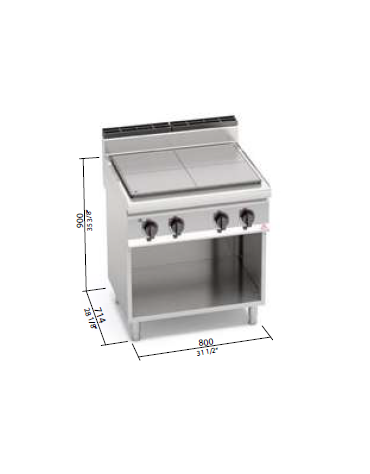 TUTTAPIASTRA ELETTRICO SU VANO 80x70x90h