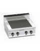 Tuttapiastra elettrico da banco - ALTA POTENZA - zone cottura in ghisa 4x3 kw - cm 80x71,4x29h