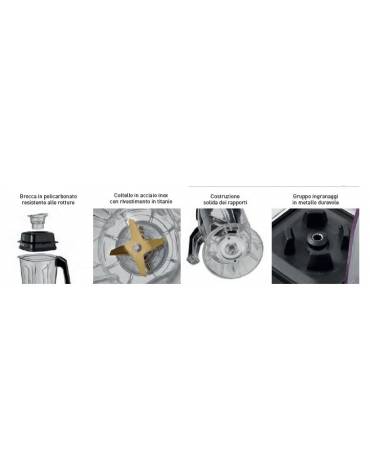 Frullatore con funzione cuoci e frulla di 1,75 Lt. con variatore di velocità - potenza W 1.000 - mm 230x255x490h