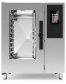 Forno elettrico 10 teglie GN 1/1 vapore indiretto con boiler a convezione ventilato professionale - Comandi Touch Screen