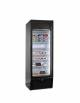 Vetrina per gelateria statica verticale -15°C -25°C Capacità Lt 400 - Con cassonetto luminoso - cm 66,8x68,5x199h-Colore Nero