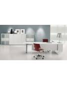 Dattilo scrivania con fianchi in legno - Versione con distanziali in ABS - Vari colori disponibili - cm 80x60x74h