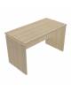 Scrivania ufficio operativa, fianchi in legno - vari colori disponibili - cm 200x80x74h