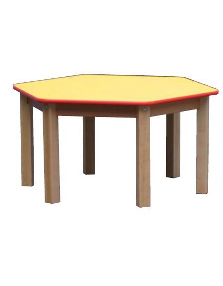 TAVOLINO ESAGONALE L.55X52H