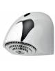 Soffione doccia a parete antivandalo ed antipiccagione con diffusore getto fisso