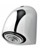 Soffione doccia a parete antivandalo ed antipiccagione con diffusore anticalcare regolabile orientabile