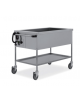 Carrello termico telaio a giorno capacità 3 x 1/1 GN - cm 114x60x84h