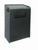 Posacenere murale in acciaio inox AISI 430 verniciato in colore nero - Capacità Lt 1,5 - cm 8,1x17,5x24,1h
