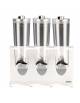 Espositore dispenser distributore cereali in policarbonato a 3 scomparti - cm 40x17x44h