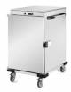 Armadio/carrello portateglie riscaldato in acciaio inox 18/10 AISI 304 - 9 teglie GN 2/1 - cm 75x90,5x115h