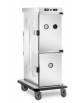 Carrello thermobox refrigerato/riscaldato (misto) in acciaio inox 18/10 AISI 304 - cm 60x80x164h