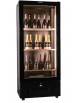 Vetrina Refrigerata ventilata per Vino in alluminio colore nero-Capacità N° 72 Bottiglie 0,75 Lt -Temp. +5°+18°C-cm 80x50x191h