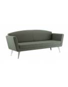 Divano attesa 2 posti con struttura portante in multistrato cm 147x75x64h