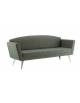 Divano attesa ufficio 3 posti con rivestimento a scelta e struttura portante in legno - cm 203x70x83h