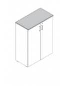 Top mobile da 45 - cm 45x47x2,5h - Colori :Larice–Samui-Bianco-Noce-Tortora–Grigio–Olmo–Seppia-Ciliegio-Rovere