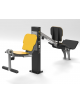 Attrezzo Doppio Gambe per allenamento dei muscoli quadricipiti e dei glutei - da interrare - cm 215,1x58x110h