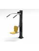 Lat Machine - Attrezzo utilizzato per allenamento dei muscoli dorsali, bicipiti e spalle - da interrare - cm 124x66x195h