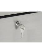 Saladette congelatore ventilata inox 2 porte - capacità Lt 225 - temp. -20°/-10°C - Classe D - cm 90x70x88h