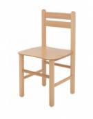Seggiolina in legno sezionatura tonda per nido - versione light - cm 30x30x26/49h