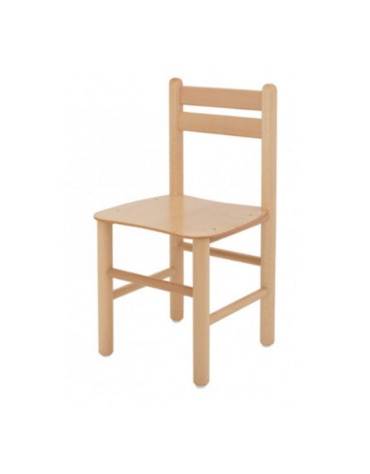 Seggiolina in legno sezionatura tonda per nido - versione light - cm 30x30x26/49h