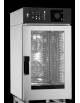 Forno gastronomia a gas trivalente 10 teglie GN 1/1 SLIM - Comandi touch e lavaggio automatico- Vapore diretto - cm 51,9x84x101H