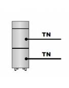 Armadio Combinato Refrigerato GN 2/1 in Acciaio Inox a doppia temperatura (TN + TN) con 2 sportelli CM 71X80X203H