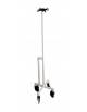 Asta portaflebo amagnetica con 4 ganci per risonanza magnetica - Dispositivo medico - Marcatura MR SAFE