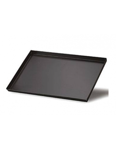 TEGLIA LAMIERA ALLUMINATA BLUITA - Larghezza mm 600 - Profondità mm 400 - Altezza mm 20 TEGLIA LAMIERA ALLUMINATA BLUITA - Larghezza mm 600 - Profondità mm 400 - Altezza mm 20