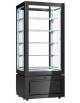 Vetrina gelateria verticale - Refrigerazione statica -15° -25°C - Colore Nero - 457 lt - cm 80,5x64,5x184h