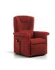 Poltrona relax meccanica a 2 motori Lift /Relax con Roller - Braccioli ribaltabili - Meccanica cromata - Omologata Ignifuga.