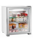 Congelatore Freezer da banco lt 90 gelateria - 1 porta a vetro - temperatura -13° / -22° C - mm 620x600x720h