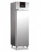 Armadio congelatore verticale inox AISI 304 1 porta, Lt.500, ventilato -18°/-22°C-Classe D-Sbrinamento elettrico-cm 68x71,5x200h
