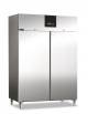 Armadio congelatore ventilato 2 porte -18 / -22°C  Lt 1.400  in acciaio inox AISI 304-Classe B-Tropicalizzato - cm 142x87,5x209h