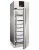 Armadio refrigerato inox 1 porta per pesce - Lt 600 - Refrigerazione statica con evaporatore a soffitto -2°/+8°C - cm 68x81x200h