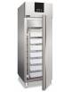 Armadio refrigerato inox 1 porta per pesce - Lt 600 - Refrigerazione statica con evaporatore a soffitto -2°/+8°C - cm 68x81x200h