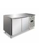 Tavolo refrigerato pasticceria 2 porte in acciaio inox AISI 304 ventilato -2°+8°C - CLASSE B - Tropicalizzato - cm 151x80x86h