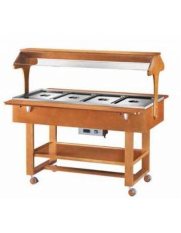Carrello Caldo Bagnomaria N° 4 GN 1/1