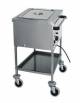Carrello termico bagnomaria temperatura +30° +90°C - CAPACITA' 1 BACINELLA GN 1/1 - potenza 2kw/h - cm 56x65x85h