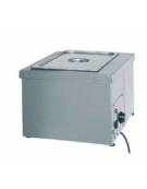 Tavola calda da banco inox con resistenza a secco - capacità 1x 1/1 GN cm 49x60x32h