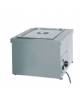 Tavola calda da banco inox con resistenza a secco - capacità 1x 1/1 GN - cm 49x60x32h