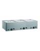 Tavola calda da banco inox bagnomaria - Temperature differenziate - capacità 3xGN1/1- potenza 3x1000W -  cm 99x54x22h