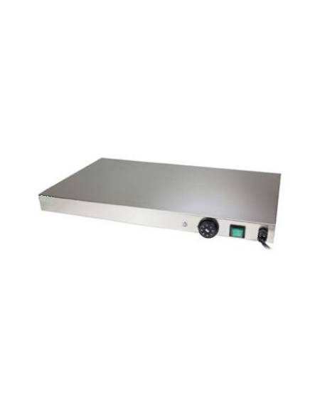 Piano caldo inox AISI 304 per riscaldare - potenza 250W - Dimensioni cm 50x35x6h