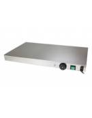 Piano caldo inox AISI 304 per riscaldare - potenza 250W - Dimensioni cm 50x35x6h
