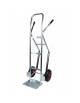 Carrello portacasse - 2 ruote pneumatiche, cerchio acciaio Ø cm 26 - cm 49x135h