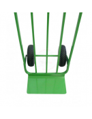 Carrello portacasse spalla larga 2 ruote antiforatura cerchio acciaio Ø cm 26 - cm 50x120