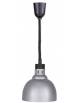 Lampada riscaldante a infrarossi a sospensione - colore Nero o Argento - potenza 250W - diametro mm 270